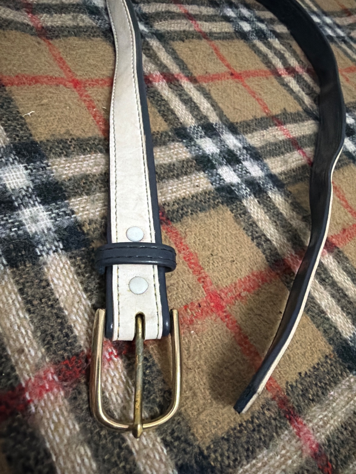 Vintage belts Women White Blue Black Gold — gambar 2