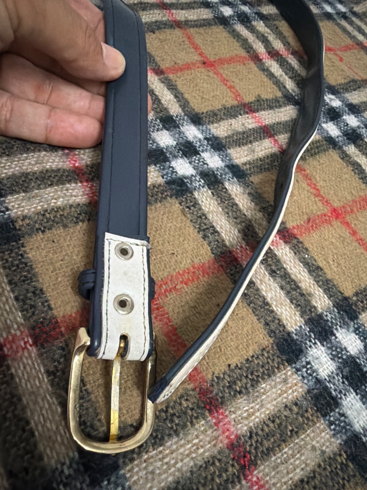Vintage belts Women White Blue Black Gold — gambar 3