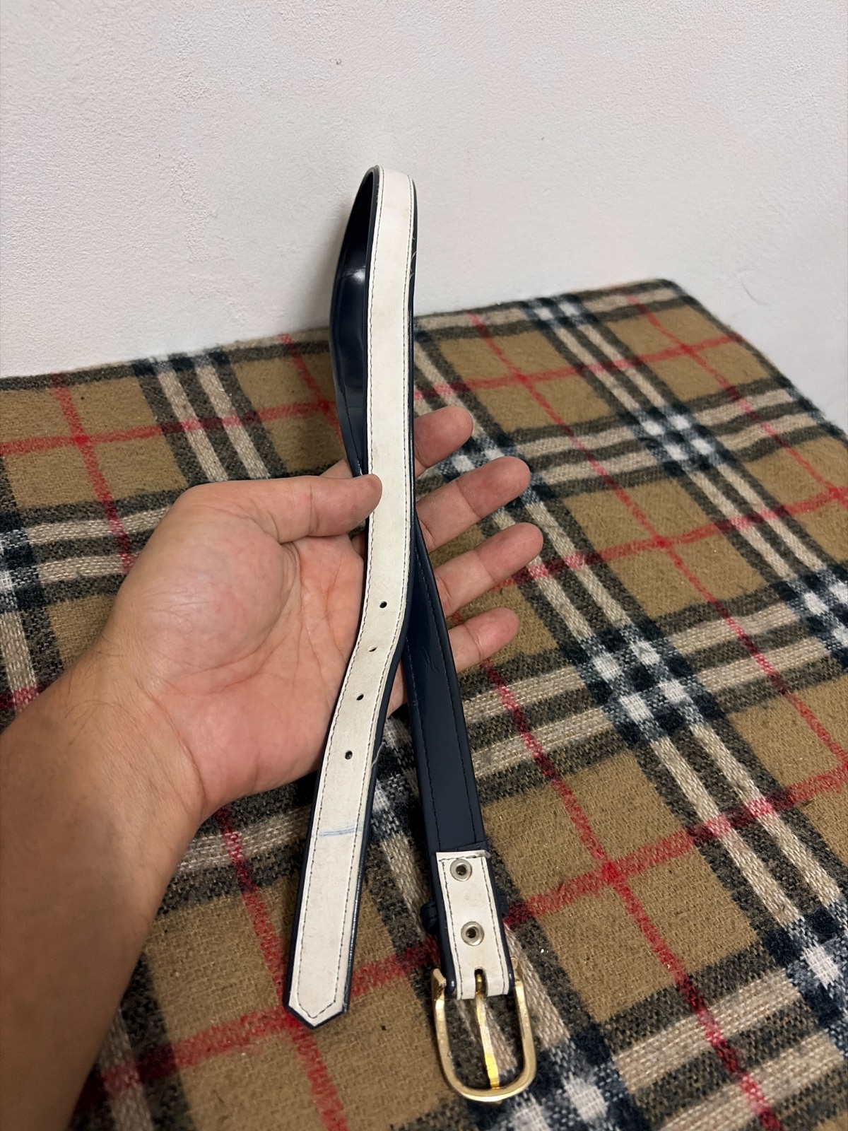 Vintage belts Women White Blue Black Gold — gambar 5
