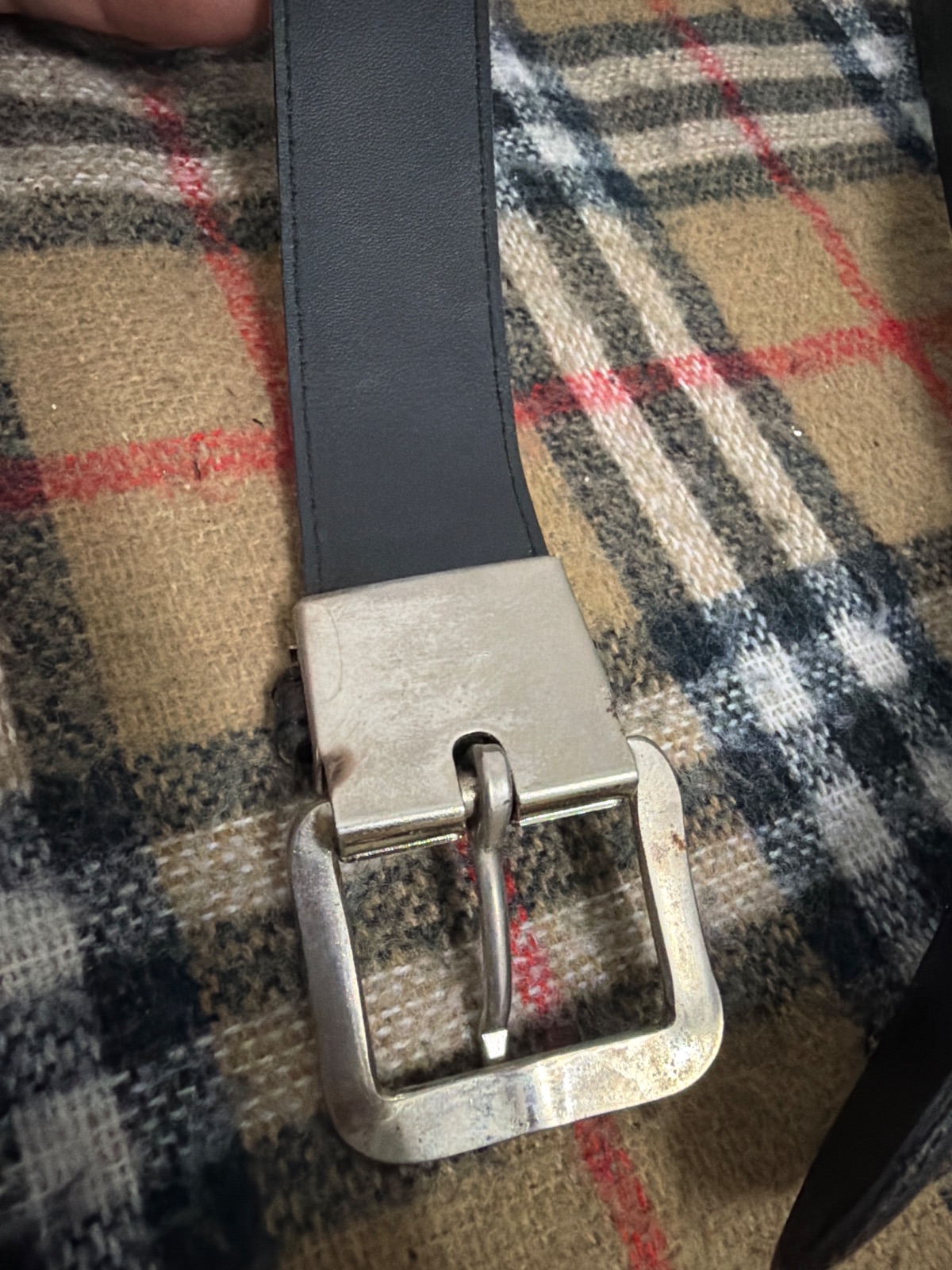 Vintage Ostrich Belts Style Black — gambar 2