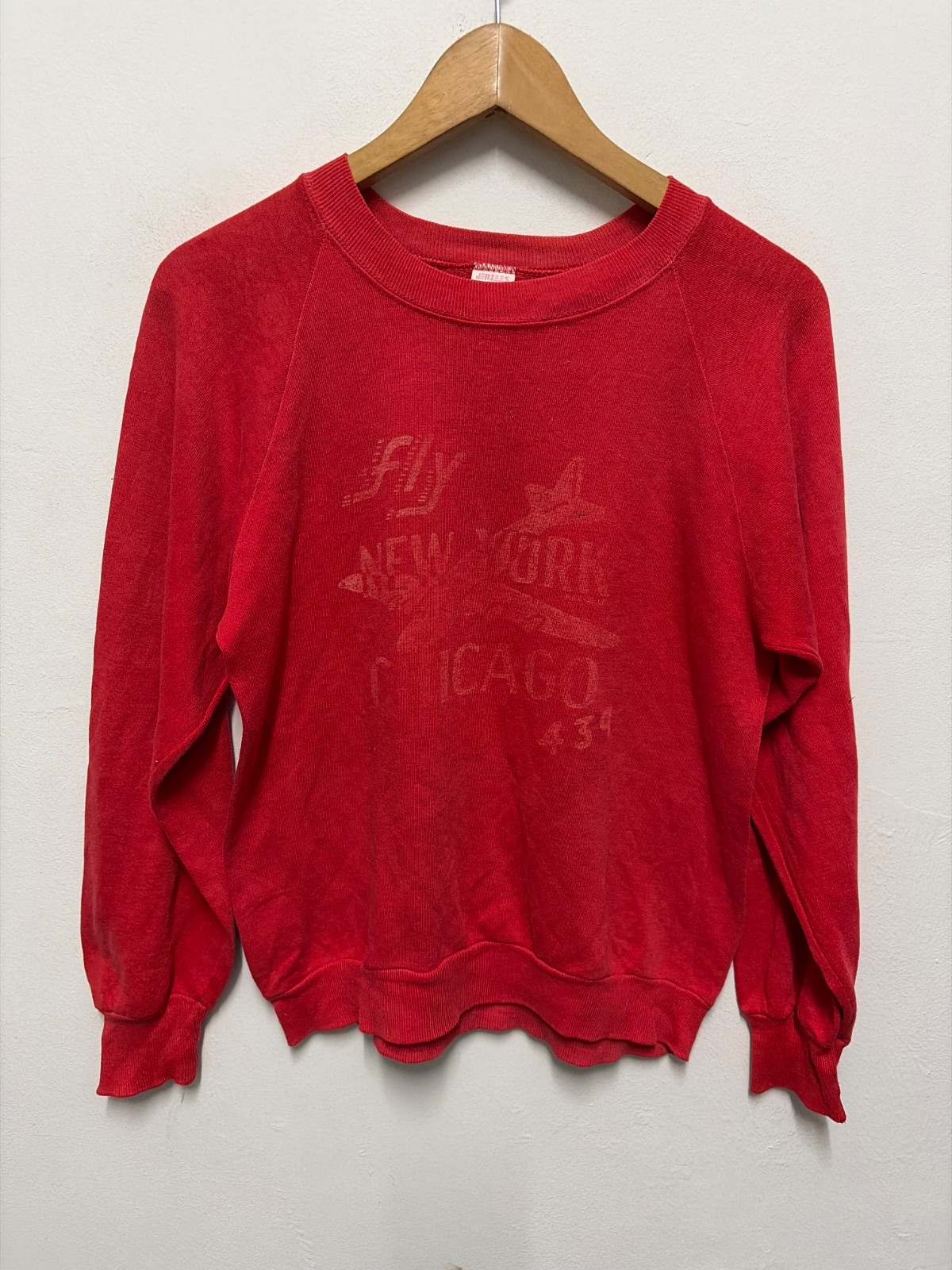 Vintage Jerzees by Russell Red Crewneck Sweatshirt S