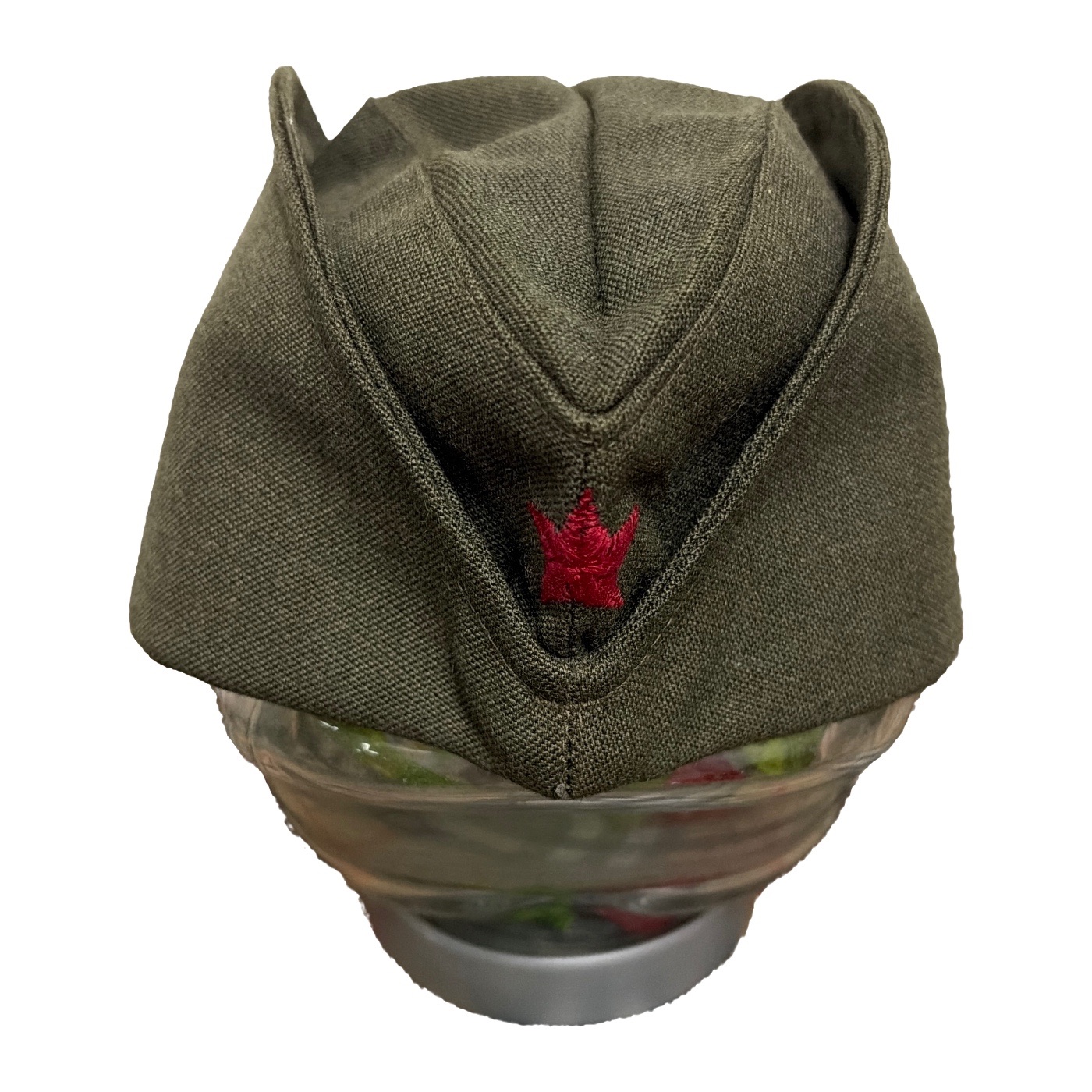 Vintage 1982 Yugoslavian JNA Military Titovka Side Cap Red Star Size 56