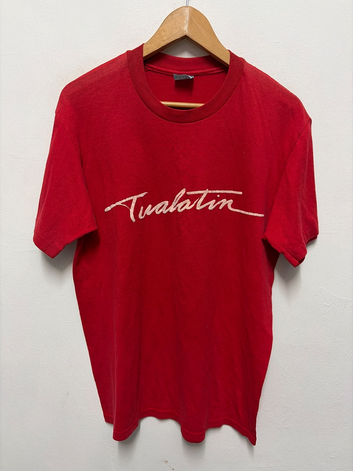 Vintage 80s Stedman Tualatin Red T-Shirt L USA
