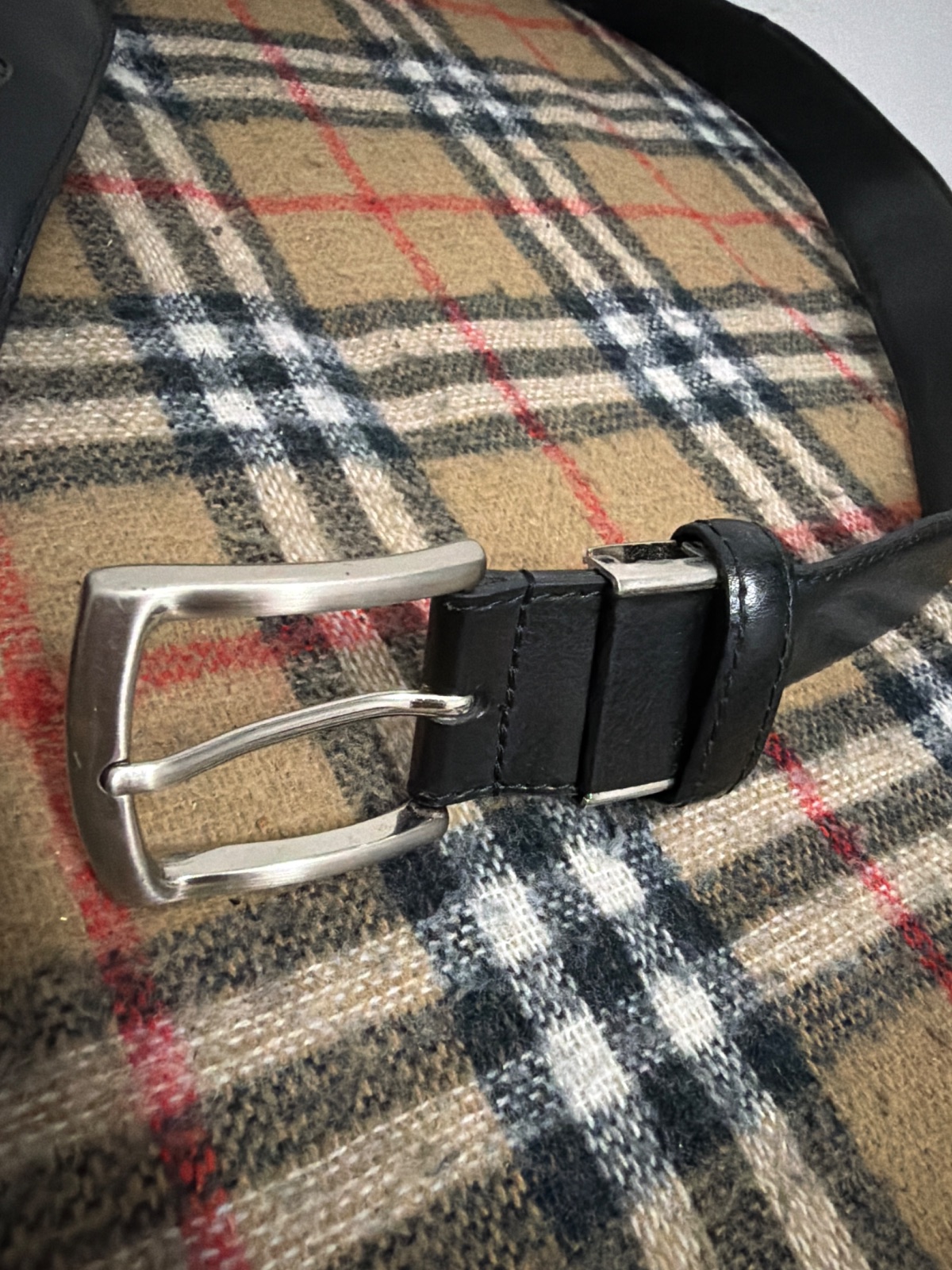 Vintage Topvalu Belt Casual Black — gambar 2