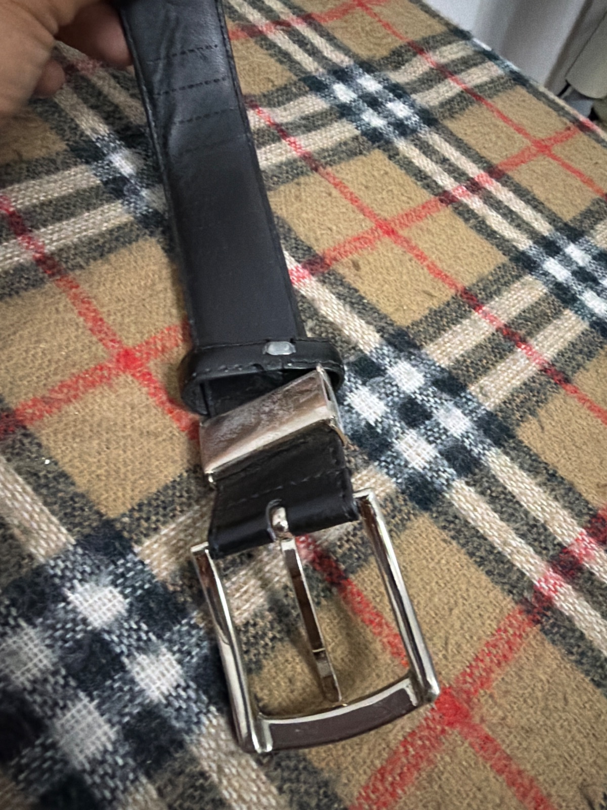 Vintage Topvalu Belt Casual Black — gambar 3