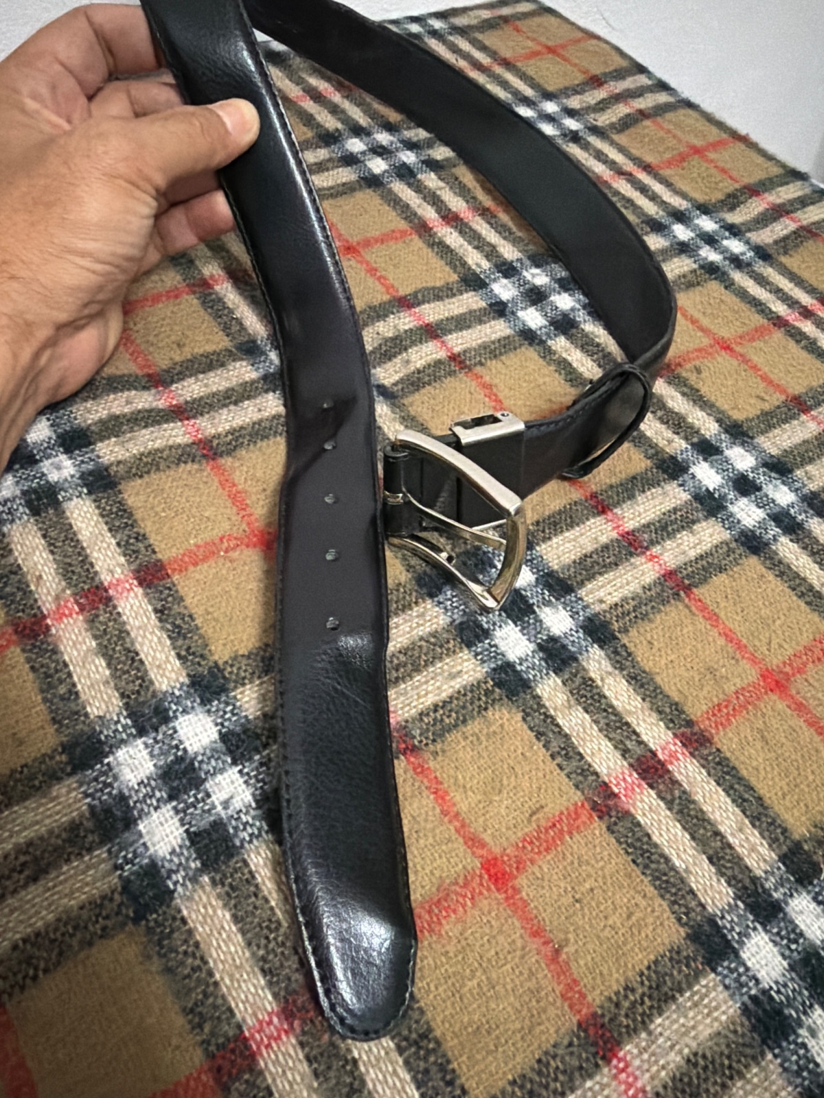 Vintage Topvalu Belt Casual Black — gambar 4