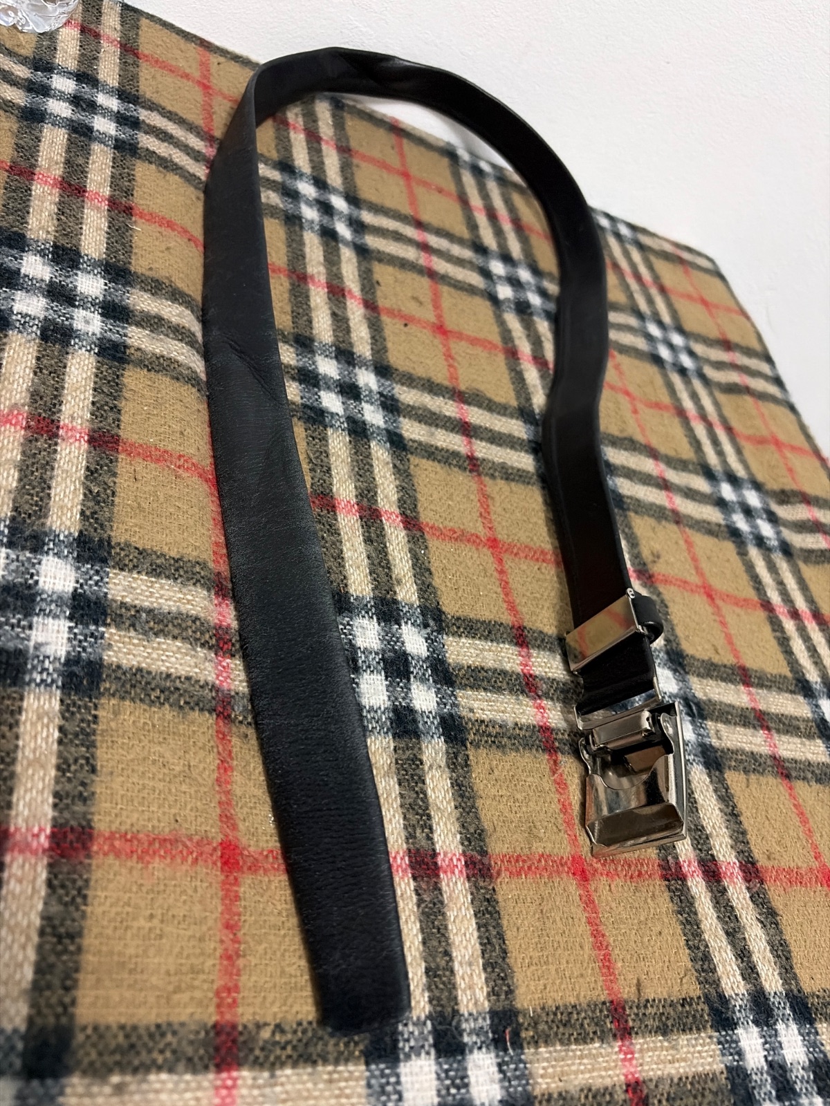 Vintage Aquascutum Leather Belt — gambar 4