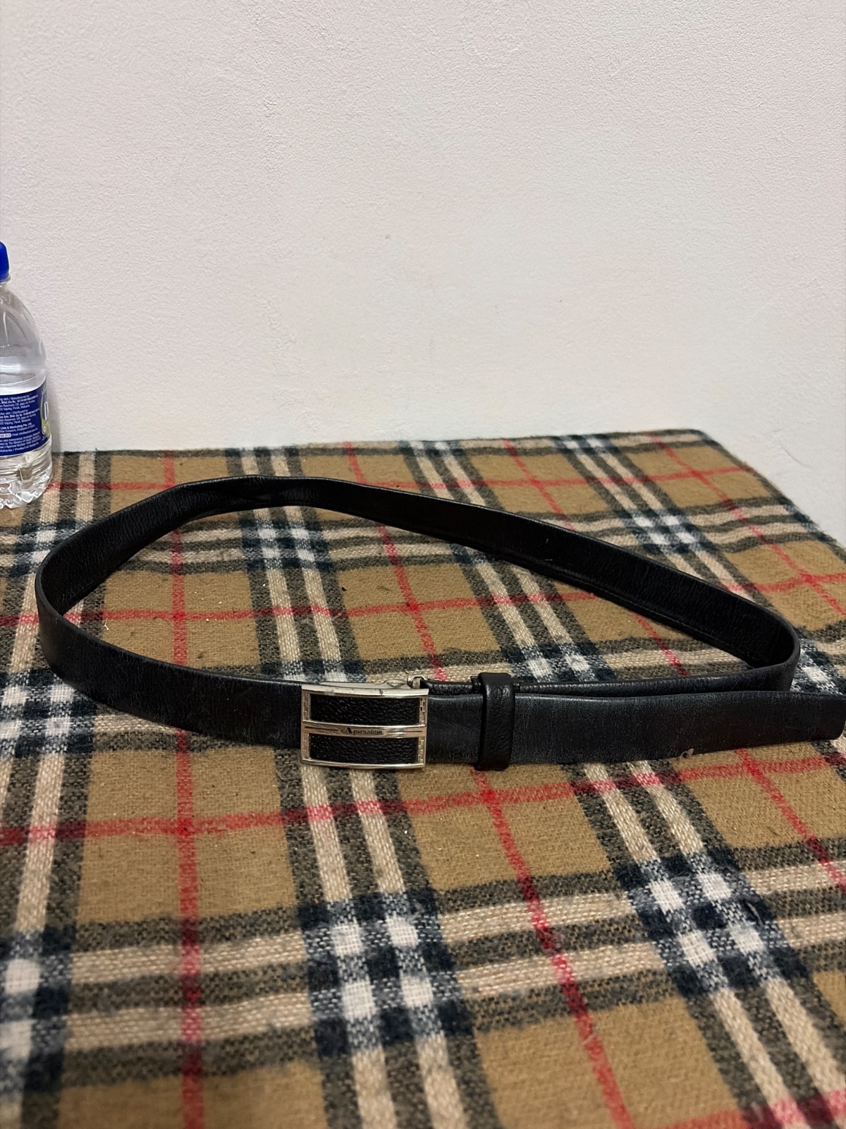 Vintage Aquascutum Leather Belt — gambar 5