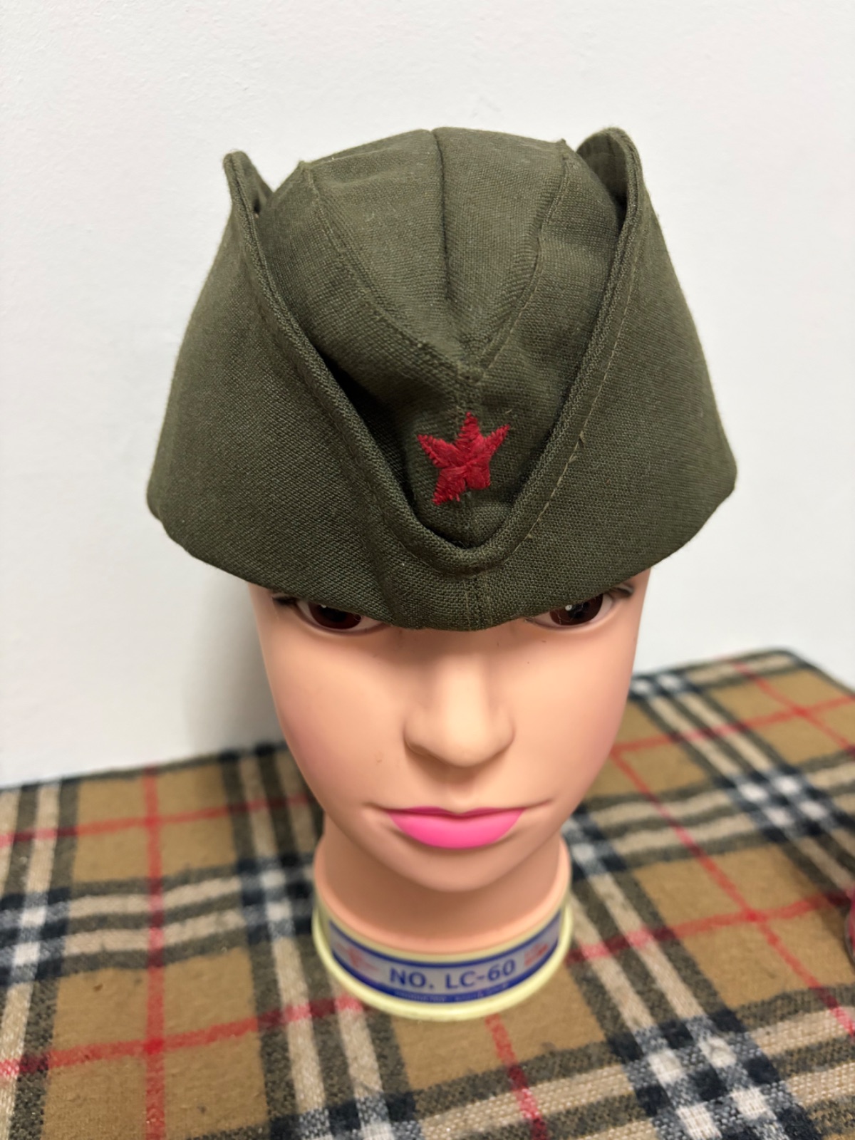 Vintage 1987 Yugoslav JNA Army Titovka Military Cap Red Star Size 57