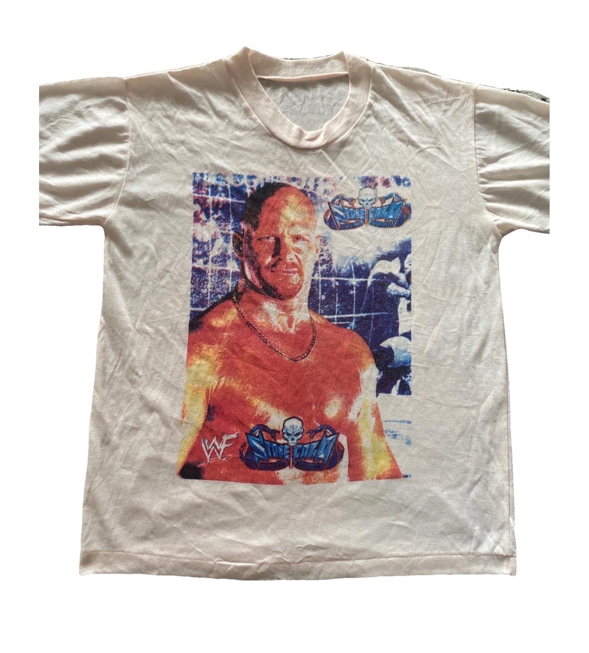Vintage WWF Stone Cold Steve Austin Unforgiven T-Shirt 1990s — gambar 2