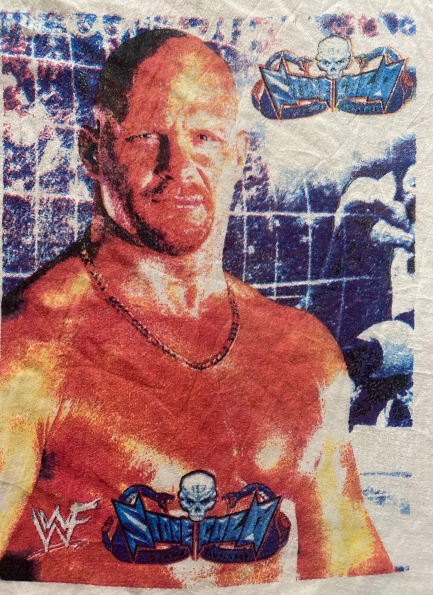 Vintage WWF Stone Cold Steve Austin Unforgiven T-Shirt 1990s — gambar 3
