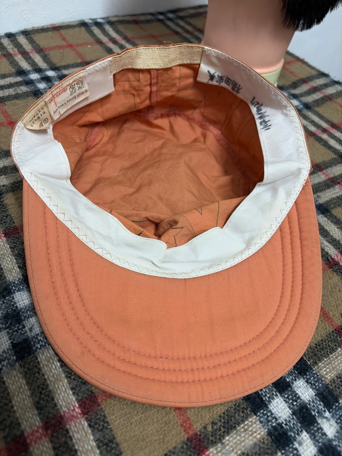 Vintage Japan Disney Mickey Mouse Comic Graphic Cadet Bucket Cap — gambar 5